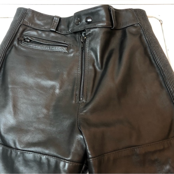 Racing biker woman leather pants - Picture 4 of 6